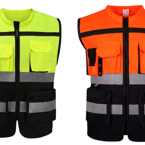 HI VIZ 5 POCKET JACKET STYLE
