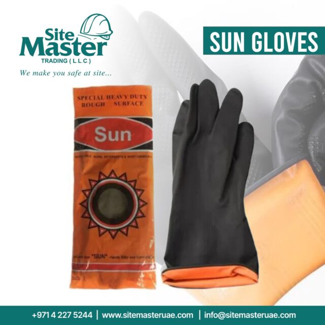 Protect your hands with SiteMaster Trading LLC’s Sun Gloves! 🧤☀️ Designed for comfort and durability, these gloves provide reliable protection against heat and outdoor conditions, making them perfect for industrial and construction use 🏗️💪

#SiteMasterTrading #SunGloves #HandProtection #DurableGear #IndustrialSafety #ConstructionEssentials #ProtectiveEquipment
