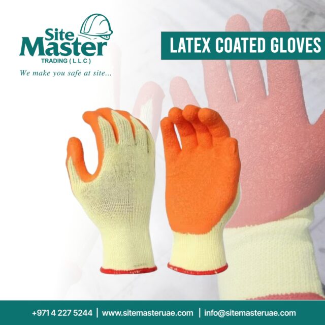 Get a strong grip with SiteMaster Trading LLC’s Latex Coated Gloves! 🧤✨ Designed for durability and comfort, these gloves provide excellent grip, protection, and flexibility—ideal for industrial, construction, and general work use 🏗️💪

#SiteMasterTrading #LatexGloves #HandProtection #WorkGloves #IndustrialSafety #DurableGear #ConstructionEssentials